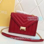 Newest Replica Michael Kors Whitney Red Genuine Leather Bag